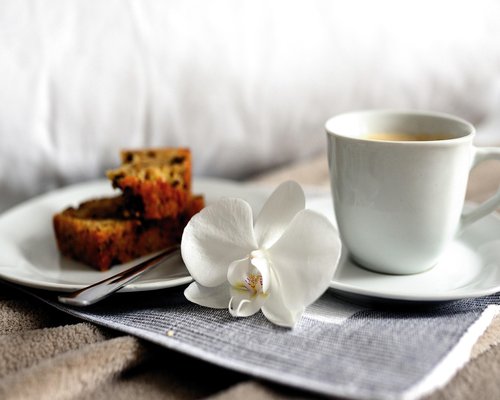 A calm home breakfast setting in Chile